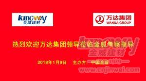 万达集团莅临金年会体育，洽谈项目合作